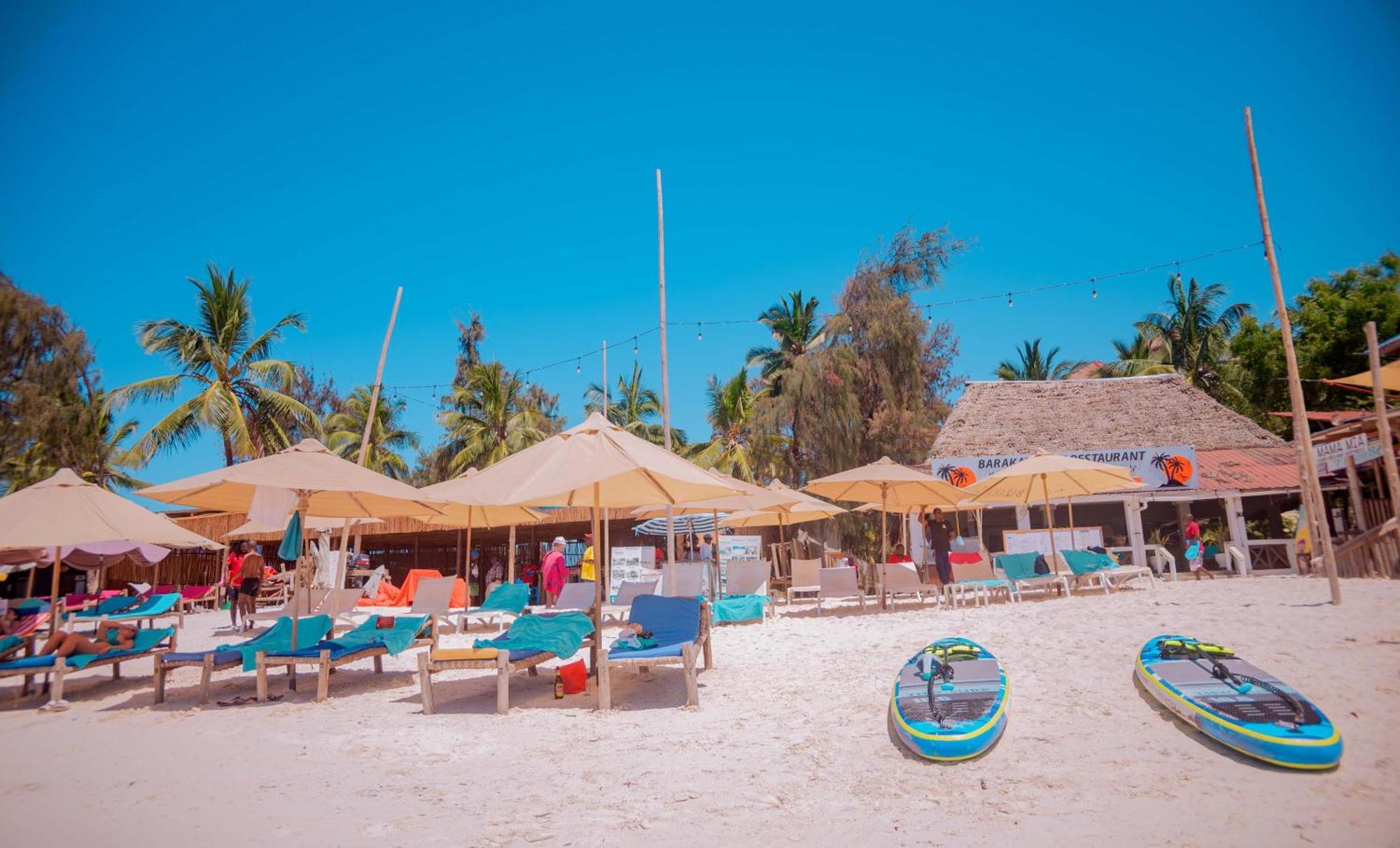 Baraka Beach Bungalows Nungwi Esterno foto